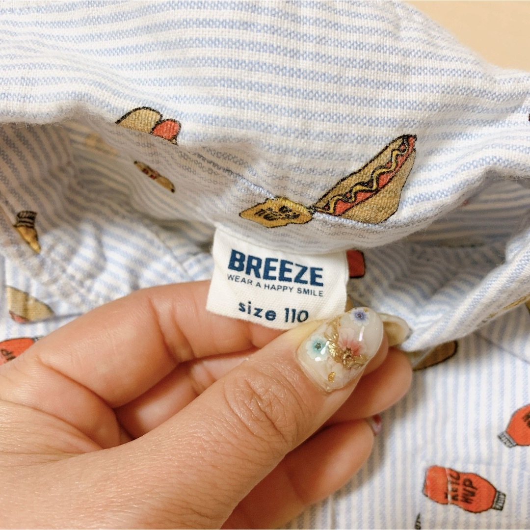 BREEZE(ブリーズ)のBREEZE シャツ110 男の子　トップス キッズ/ベビー/マタニティのキッズ服男の子用(90cm~)(Tシャツ/カットソー)の商品写真