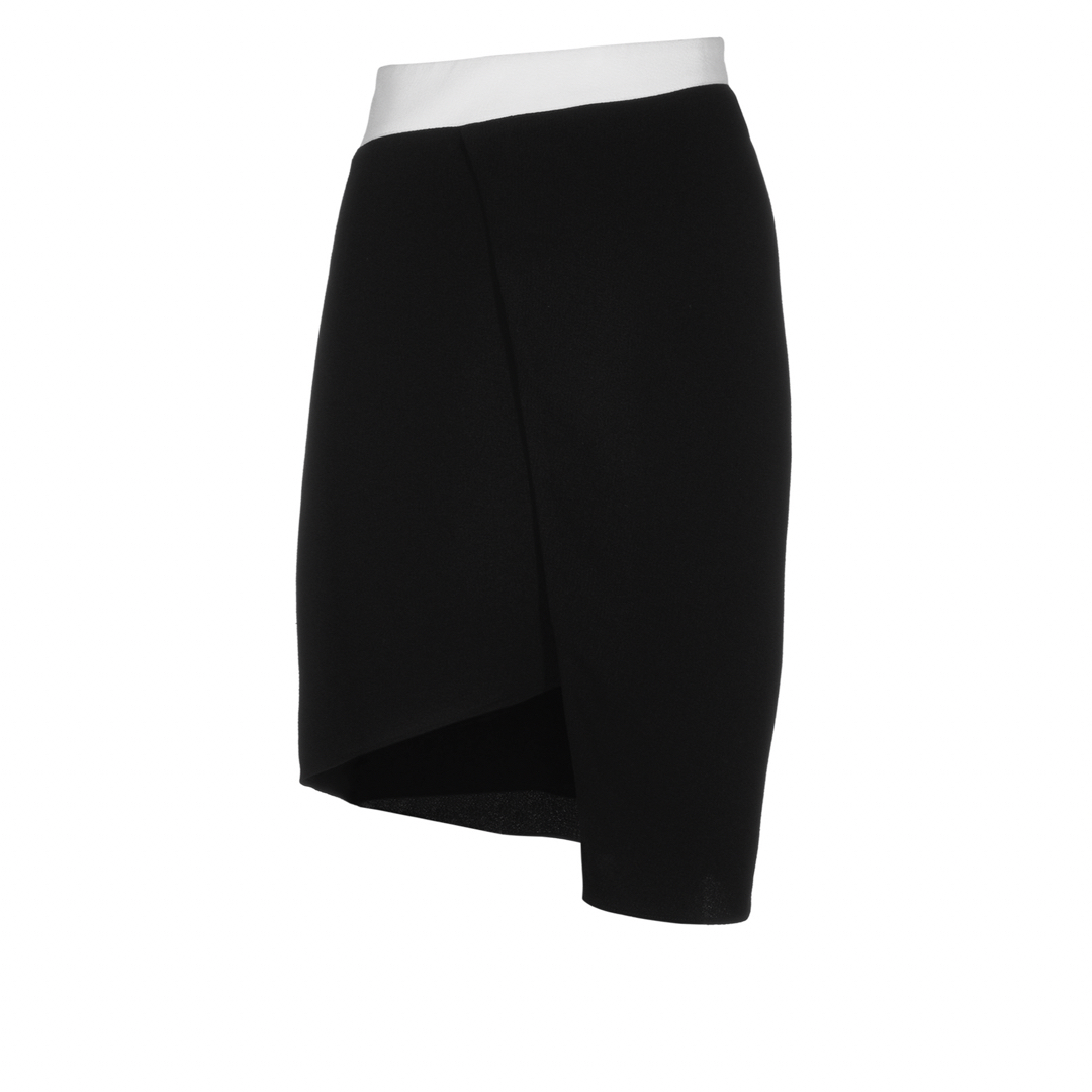 HELMUT LANG(ヘルムートラング)の新品 HELMUT LANG ヘルムートラング ASYMMETRIC SKIRT レディースのスカート(ひざ丈スカート)の商品写真