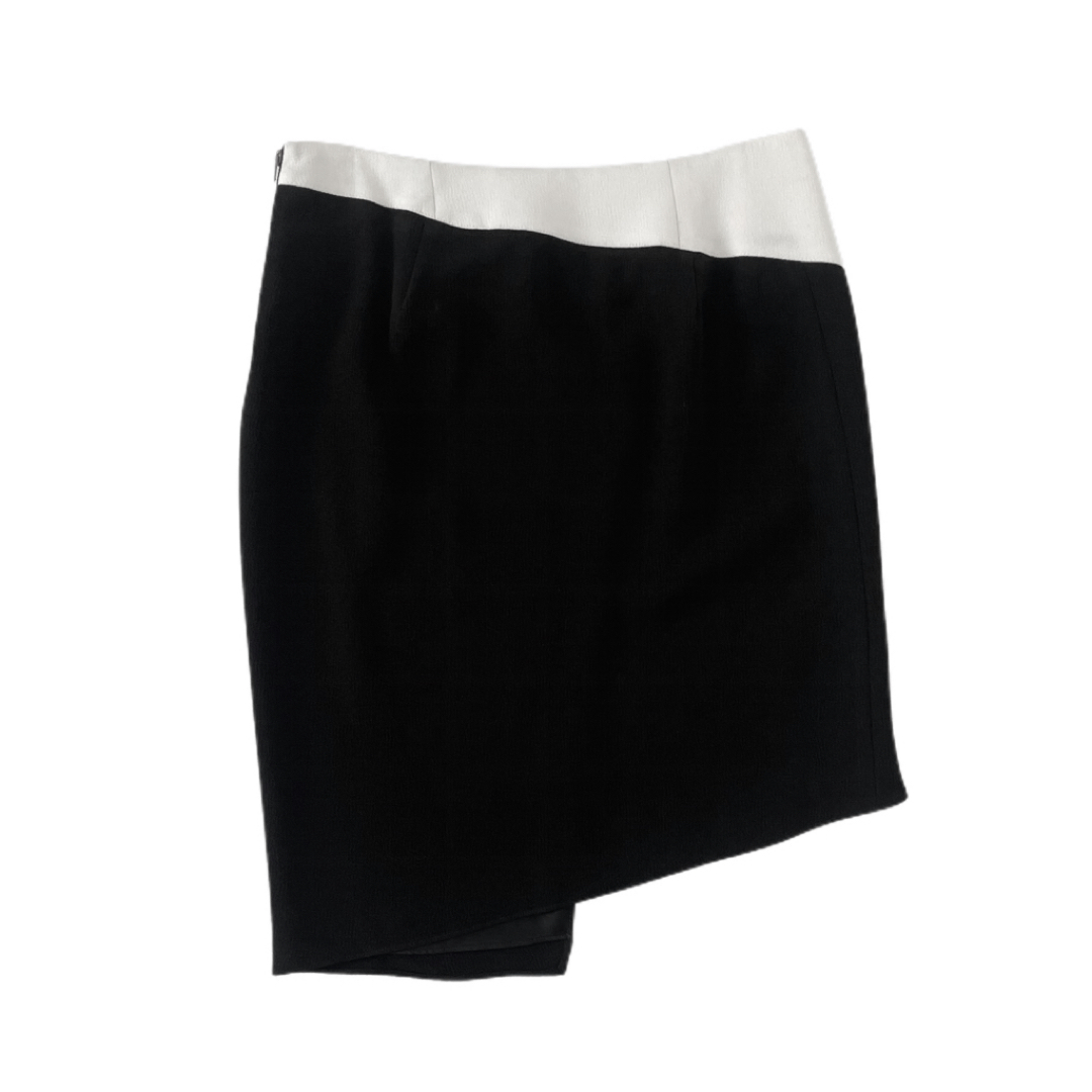 HELMUT LANG(ヘルムートラング)の新品 HELMUT LANG ヘルムートラング ASYMMETRIC SKIRT レディースのスカート(ひざ丈スカート)の商品写真