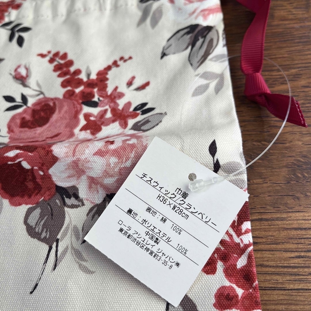 LAURA ASHLEY(ローラアシュレイ)の巾着とロゴ入りトート2点LAURA ASHLEY レディースのファッション小物(ポーチ)の商品写真