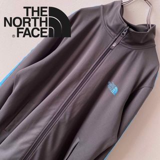 ザノースフェイス(THE NORTH FACE)の激レア　海外限定　ノースフェイス　トラックジャージ　ジャケット　グレー　XL(ジャージ)