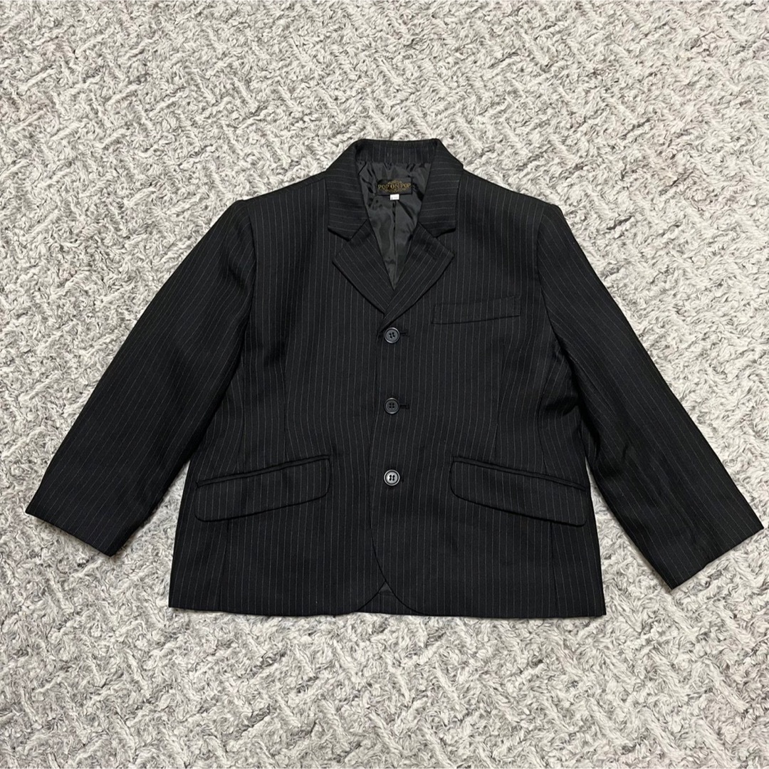 【新品】キッズフォーマルスーツ ジャケット　120  男の子 　入学式　入園式 キッズ/ベビー/マタニティのベビー服(~85cm)(セレモニードレス/スーツ)の商品写真