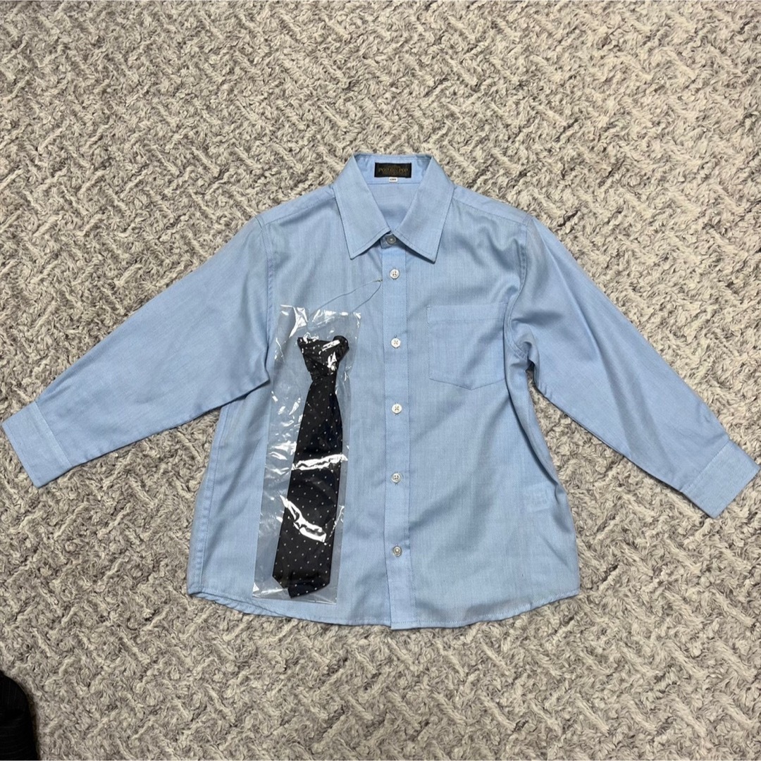 【新品】キッズフォーマルスーツ ジャケット　120  男の子 　入学式　入園式 キッズ/ベビー/マタニティのベビー服(~85cm)(セレモニードレス/スーツ)の商品写真