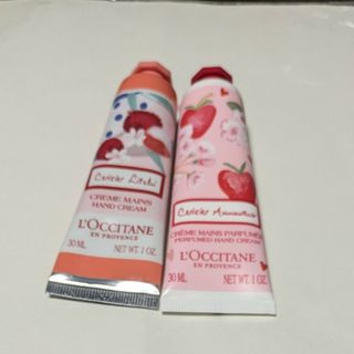 L'OCCITANE - ロクシタン　ハンドクリーム30ml　チェリーライチ＆チェリーストロベリー