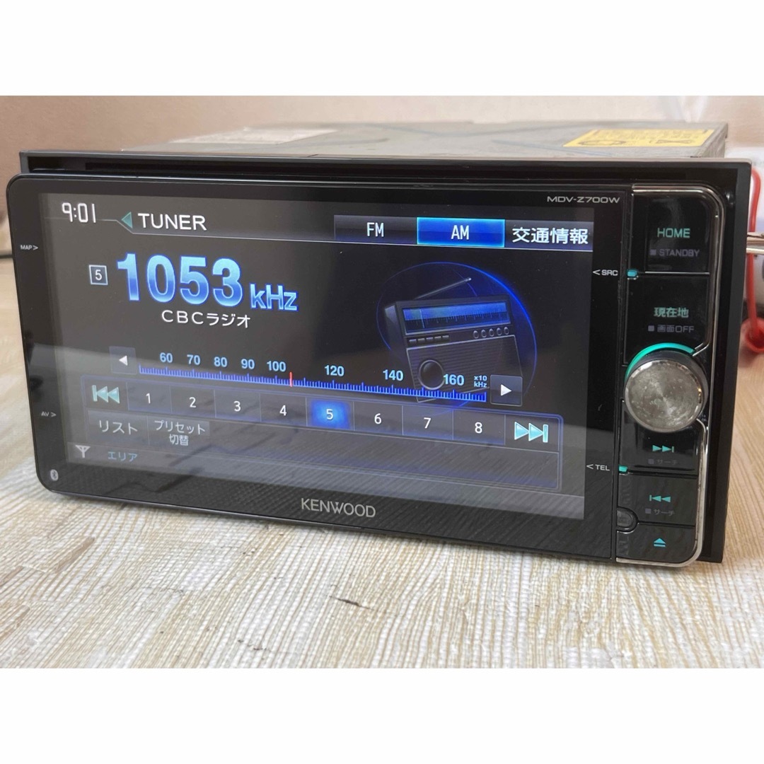 KENWOOD(ケンウッド)のKENWOOD  MDV-Z700W Bluetooth SD DVD 自動車/バイクの自動車(カーナビ/カーテレビ)の商品写真