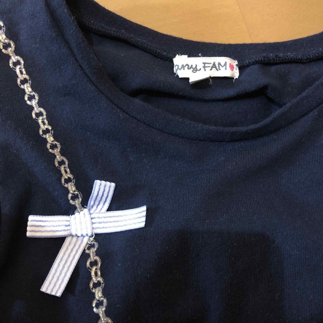 anyFAM(エニィファム)の半袖Tシャツ140cm女の子 キッズ/ベビー/マタニティのキッズ服女の子用(90cm~)(Tシャツ/カットソー)の商品写真