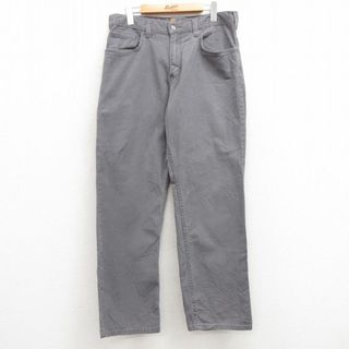 カーハートダブリューアイピー(Charhartt WIP)のW32★古着 カーハート Carhartt パンツ メンズ ダック地 グレー 24apr12 中古 ボトムス ロング(ワークパンツ/カーゴパンツ)