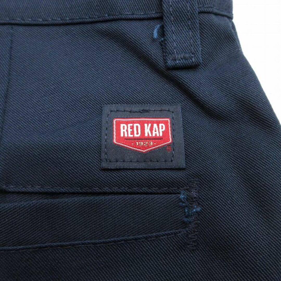 RED KAP(レッドキャップ)のW38★古着 レッドキャップ ショート ワーク パンツ ショーツ メンズ 紺 ネイビー 24apr12 中古 ボトムス 短パン ショーパン メンズのパンツ(ワークパンツ/カーゴパンツ)の商品写真