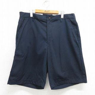 RED KAP - W38★古着 レッドキャップ ショート ワーク パンツ ショーツ メンズ 紺 ネイビー 24apr12 中古 ボトムス 短パン ショーパン