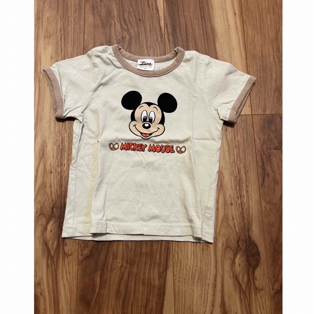 Disney(ディズニー)のDisney ディズニー ミッキー Tシャツ ベビー服 90   キッズ/ベビー/マタニティのキッズ服男の子用(90cm~)(Tシャツ/カットソー)の商品写真