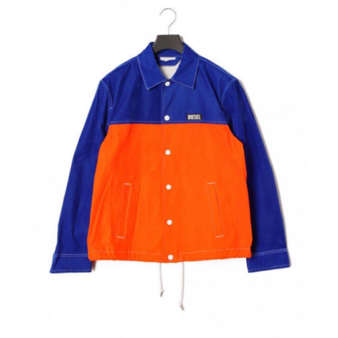 新品 DIESEL ディーゼル 切替デザインコーチジャケット S 新品 DIESEL ディーゼル 切替デザインコーチジャケット S