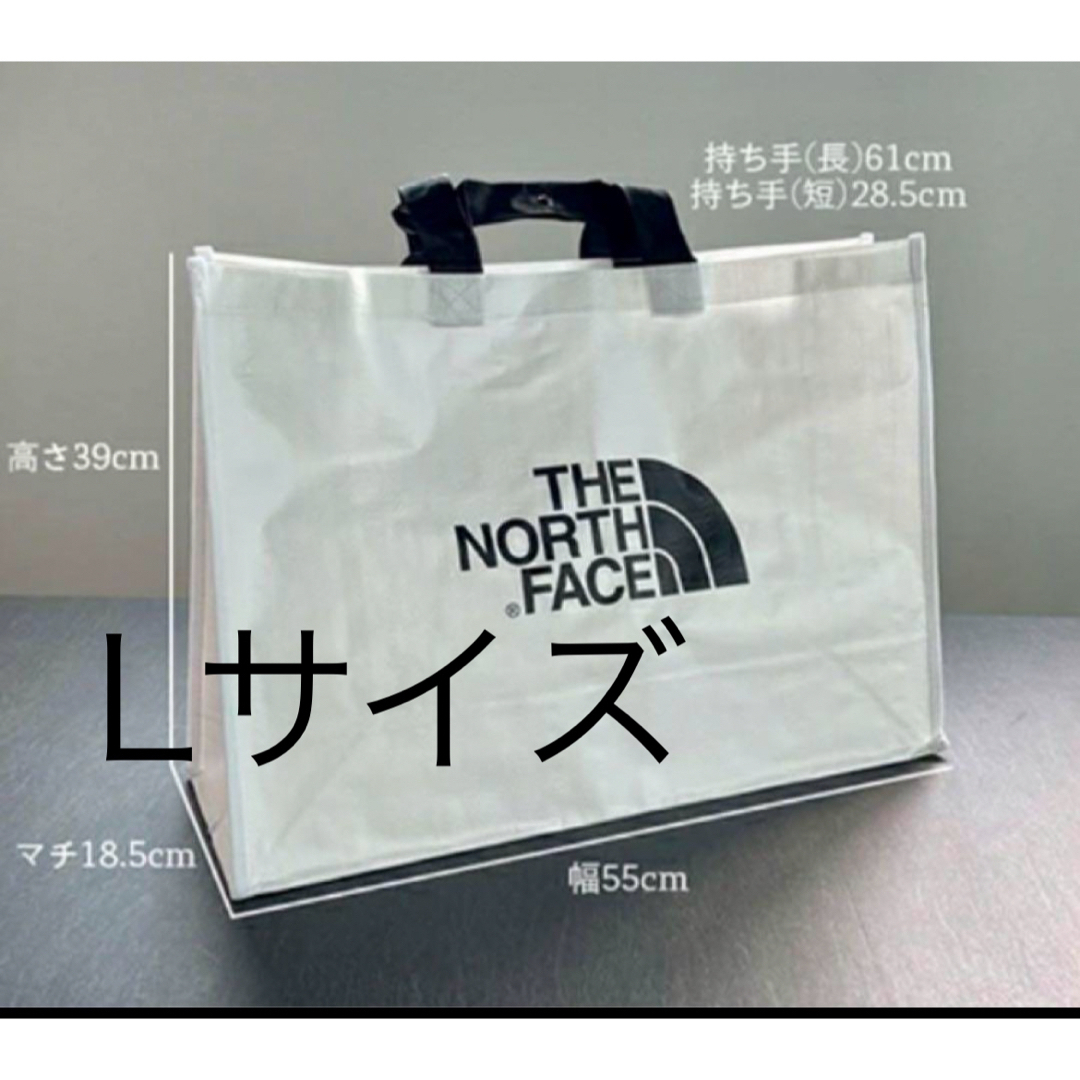 THE NORTH FACE(ザノースフェイス)のザノースフェイス ☆ショッパーバッグ☆ エコバッグ☆Lサイズ☆韓国限定 レディースのバッグ(エコバッグ)の商品写真