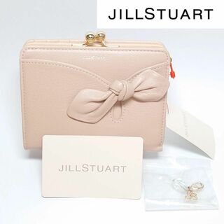 JILLSTUART - 【新品タグ付き】ジルスチュアート がま口リボン折り財布 ピンク