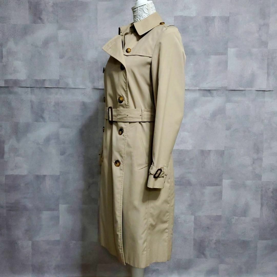 BURBERRY(バーバリー)のM バーバリー ロング トレンチ コート ベージュ ノバチェック イングランド製 レディースのジャケット/アウター(トレンチコート)の商品写真