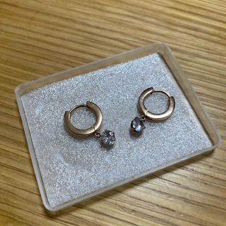 ステンレス　フープピアス　Negozietto　（ネゴツィエット）(ピアス)