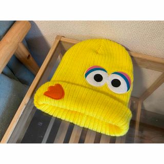 セサミストリート(SESAME STREET)のユニバ　セサミストリート ニット帽 ビッグバード カチューシャ USJ  帽子(キャラクターグッズ)