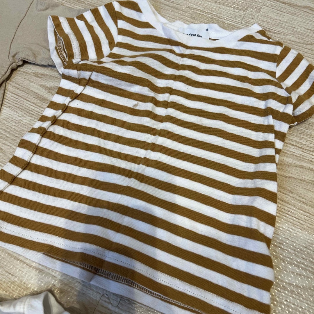 BREEZE(ブリーズ)のTシャツ　4枚セット キッズ/ベビー/マタニティのベビー服(~85cm)(Ｔシャツ)の商品写真