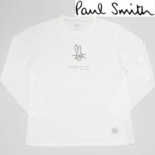 ポールスミス(Paul Smith)の【新品未使用】ポールスミス 長袖Tシャツ メンズL ホワイト(Tシャツ/カットソー(七分/長袖))