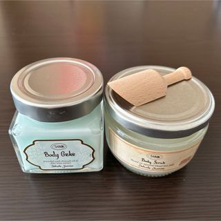 サボン(SABON)のSABONボディスクラブ ジャスミン320g＆ボディジュレジャスミン 200ml(ボディスクラブ)