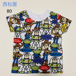 ニシマツヤ(西松屋)の西松屋 ピクサー トイストーリー 半袖 Tシャツ 80センチ(Ｔシャツ)