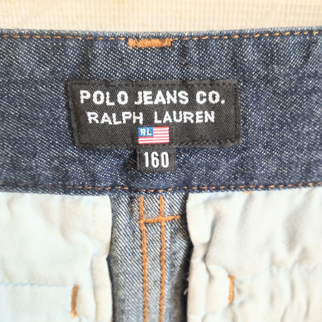 POLO RALPH LAUREN(ポロラルフローレン)のPOLO　JEANS（ラルフローレン）／　デニムスカート 　サイズ　160 キッズ/ベビー/マタニティのキッズ服女の子用(90cm~)(スカート)の商品写真