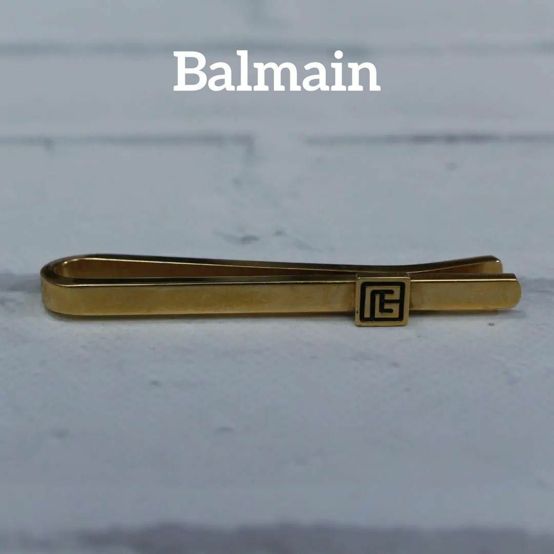 BALMAIN(バルマン)の【匿名配送】バルマン タイピン ゴールド ロゴ シンプル 2 メンズのファッション小物(ネクタイピン)の商品写真