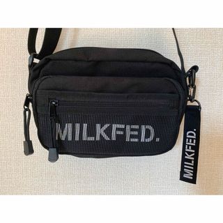 ミルクフェド(MILKFED.)のMILKFED.（ミルクフェド）　ショルダーバッグ　ブラック(ショルダーバッグ)