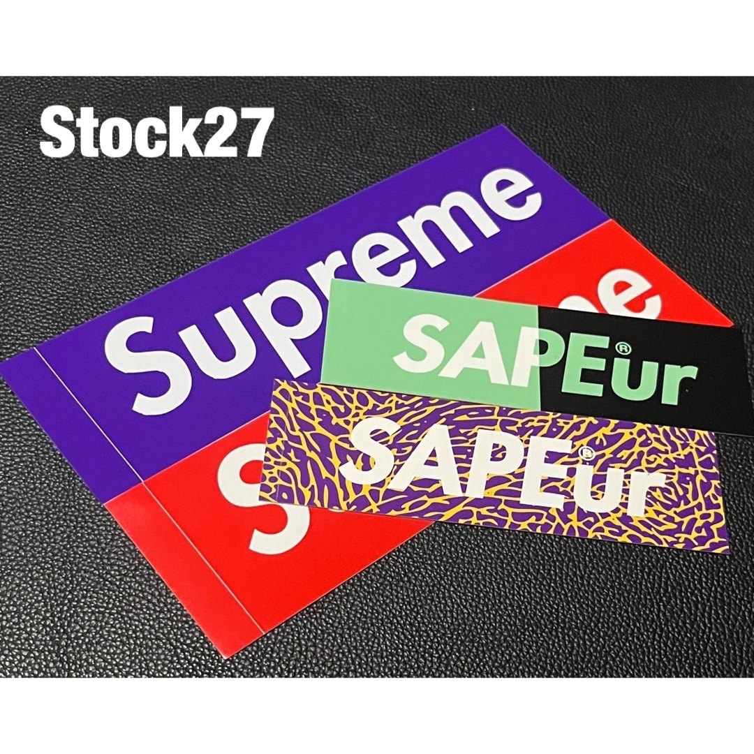 Supreme(シュプリーム)のSUPREME・SAPEur Sticker シュプリーム ■短期間限定27B メンズのファッション小物(その他)の商品写真