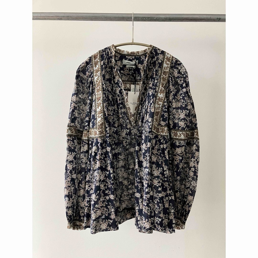 Isabel Marant(イザベルマラン)のイザベルマランエトワール　花柄　ブラウス　ISABEL MARANT　34 レディースのトップス(シャツ/ブラウス(長袖/七分))の商品写真