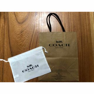 コーチ(COACH)のCOACH ミニ紙袋、不織布巾着セット(ショップ袋)