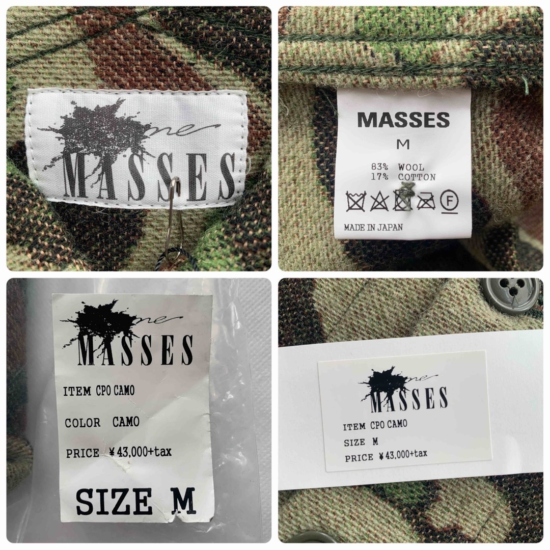 NEIGHBORHOOD(ネイバーフッド)のM【MASSES】CPO CAMO JKT／新品タグ付／送料込 メンズのジャケット/アウター(ミリタリージャケット)の商品写真