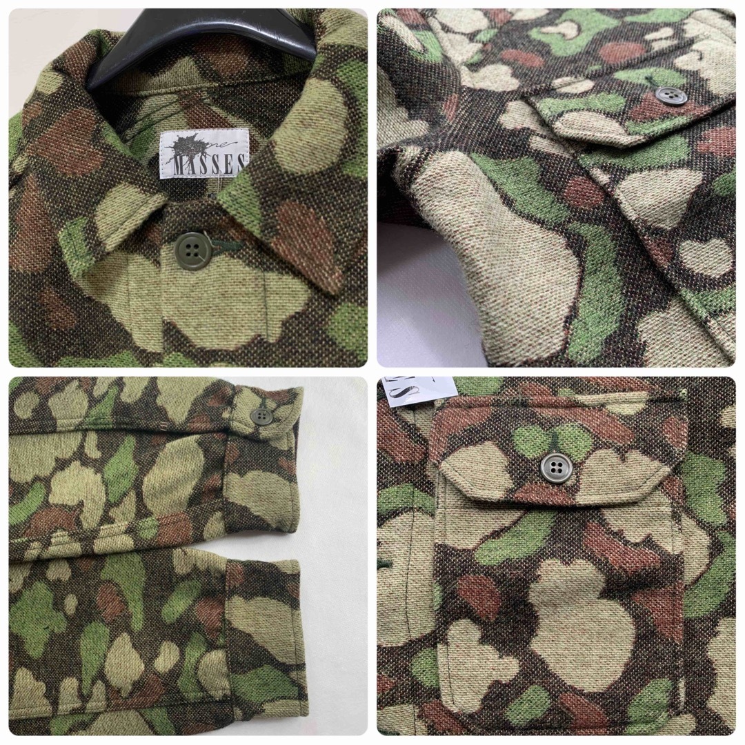 NEIGHBORHOOD(ネイバーフッド)のM【MASSES】CPO CAMO JKT／新品タグ付／送料込 メンズのジャケット/アウター(ミリタリージャケット)の商品写真