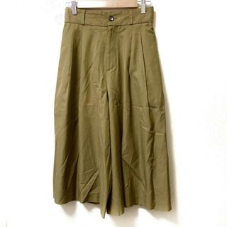 MargaretHowell(マーガレットハウエル) パンツ サイズ1 S レディース - カーキベージュ クロップド(半端丈)