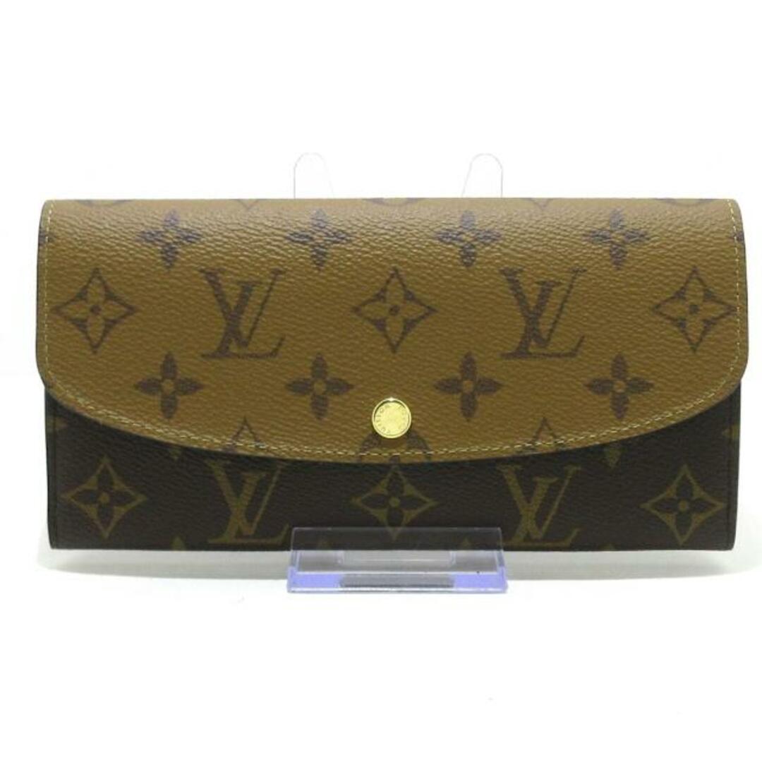 LOUIS VUITTON(ルイヴィトン)のLOUIS VUITTON(ルイヴィトン) 長財布 モノグラムリバース美品  ポルトフォイユエミリー M82157 モノグラムリバース モノグラム･キャンバス、モノグラム･リバース キャンバス レディースのファッション小物(財布)の商品写真