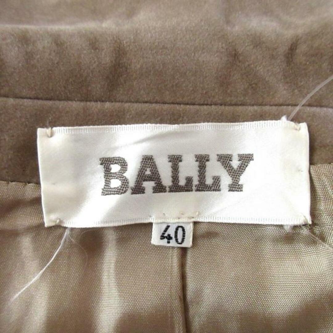 Bally(バリー)のBALLY(バリー) コート サイズ40 M レディース - ベージュ×アイボリー 千鳥格子/冬/肩パッド レディースのジャケット/アウター(その他)の商品写真