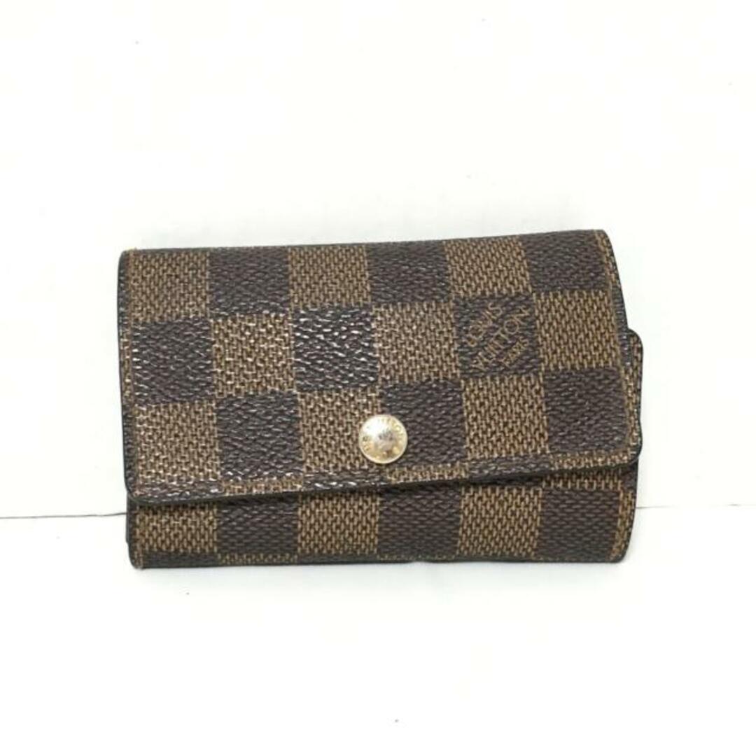 LOUIS VUITTON(ルイヴィトン)のLOUIS VUITTON(ルイヴィトン) キーケース ダミエ ミュルティクレ6 N62630 エベヌ ダミエ･キャンバス レディースのファッション小物(キーケース)の商品写真