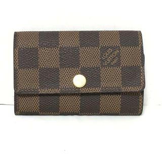 ルイヴィトン(LOUIS VUITTON)のLOUIS VUITTON(ルイヴィトン) キーケース ダミエ美品  ミュルティクレ6 N62630 エベヌ ダミエ･キャンバス(キーケース)