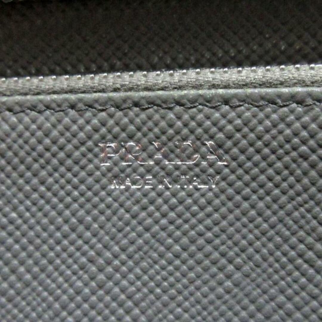 PRADA(プラダ)のPRADA(プラダ) 長財布 - 1ML506 グレー ラウンドファスナー サフィアーノレザー レディースのファッション小物(財布)の商品写真