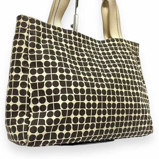 kate spade new york - ケイトスペードニューヨーク トートバッグ キャンバス 総柄 ホワイト 442