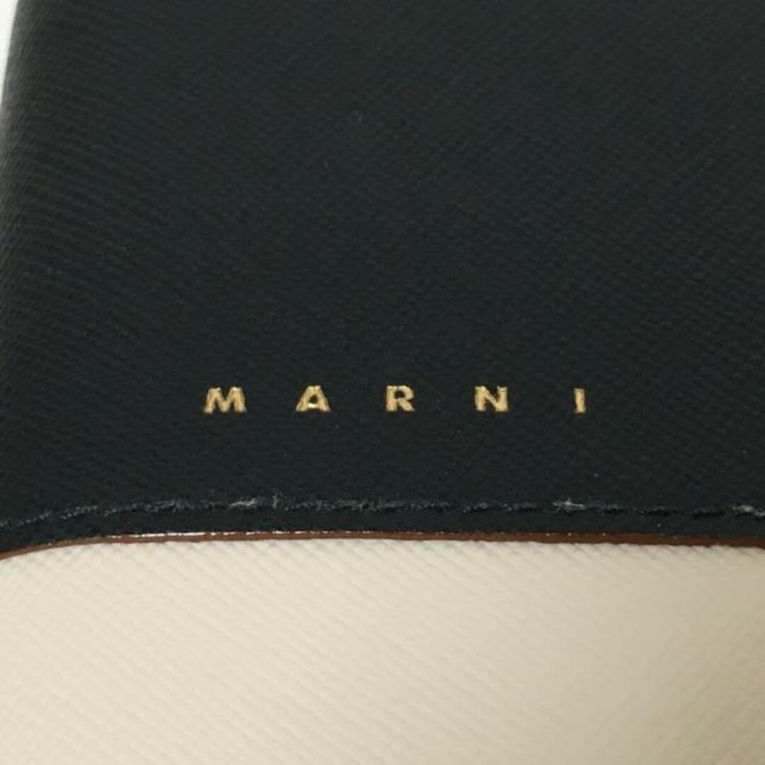 Marni(マルニ)のMARNI(マルニ) 2つ折り財布 - 黒×ベージュ×ライトピンク レザー レディースのファッション小物(財布)の商品写真