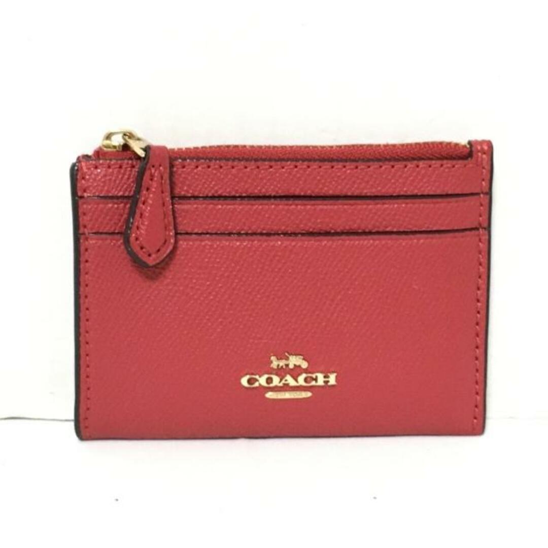 COACH(コーチ)のCOACH(コーチ) コインケース - F88250 レッド レザー レディースのファッション小物(コインケース)の商品写真