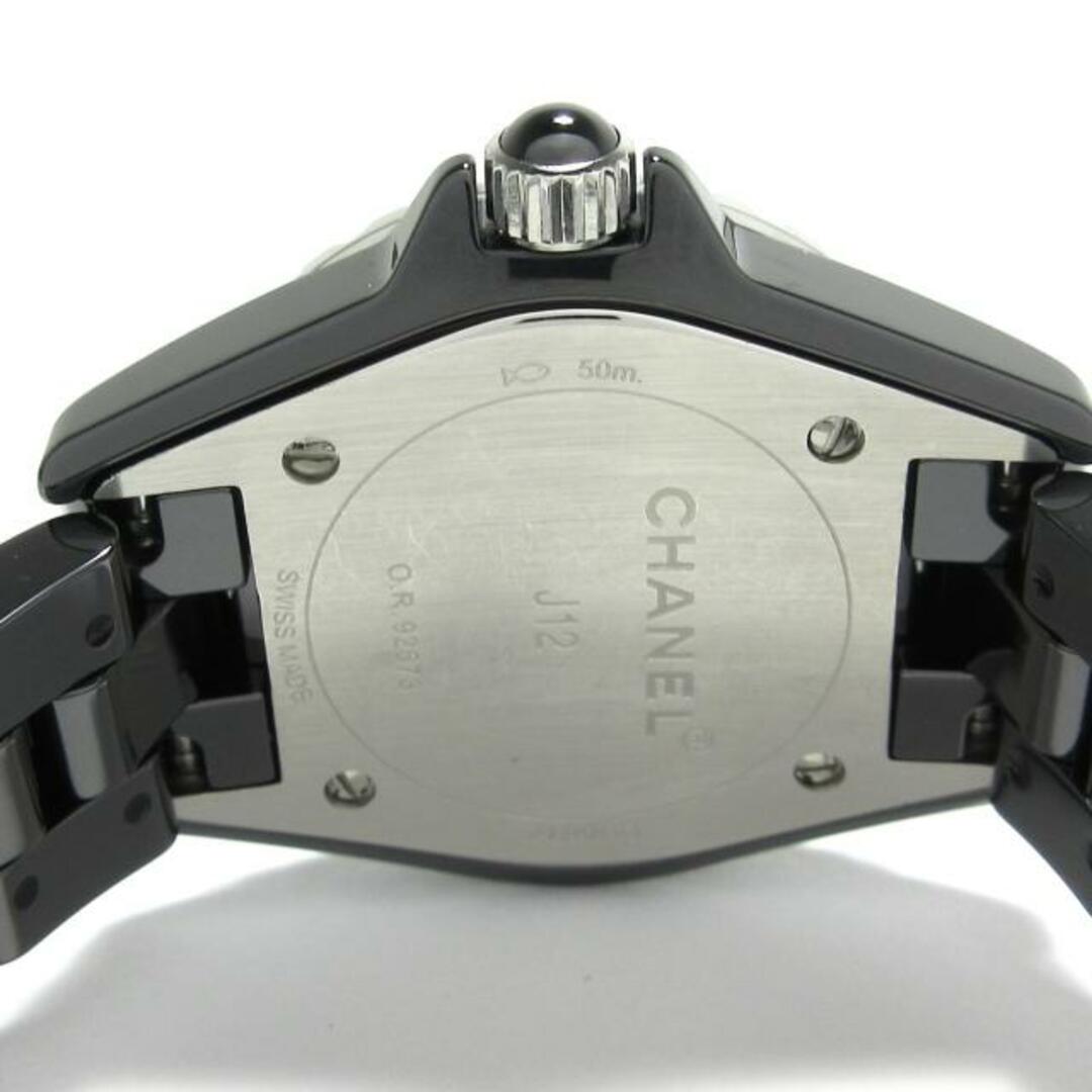CHANEL(シャネル)のCHANEL(シャネル) 腕時計 J12 H2569 レディース 8Pダイヤインデックス/セラミック/29mm 黒 レディースのファッション小物(腕時計)の商品写真