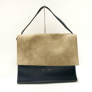 セリーヌ(celine)のCELINE(セリーヌ) ショルダーバッグ オールソフト 172183PIB.02BG ベージュ×レッド×ダークネイビー スエード×レザー(ショルダーバッグ)