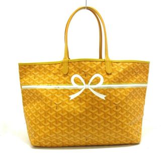 ゴヤール(GOYARD)のGOYARD(ゴヤール) トートバッグ レディース サンルイPM イエロー マーカージュ/リボン コーティングキャンバス×レザー(トートバッグ)