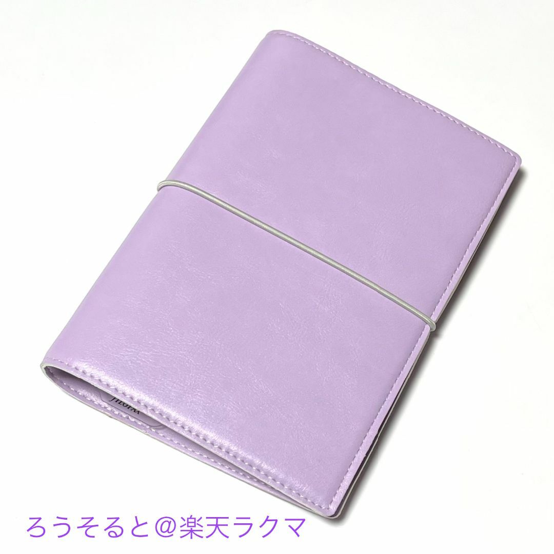 Filofax(ファイロファックス)のシステム手帳 ファイロファックス／ドミノソフト／バイブルサイズ／オーキッド インテリア/住まい/日用品の文房具(ファイル/バインダー)の商品写真