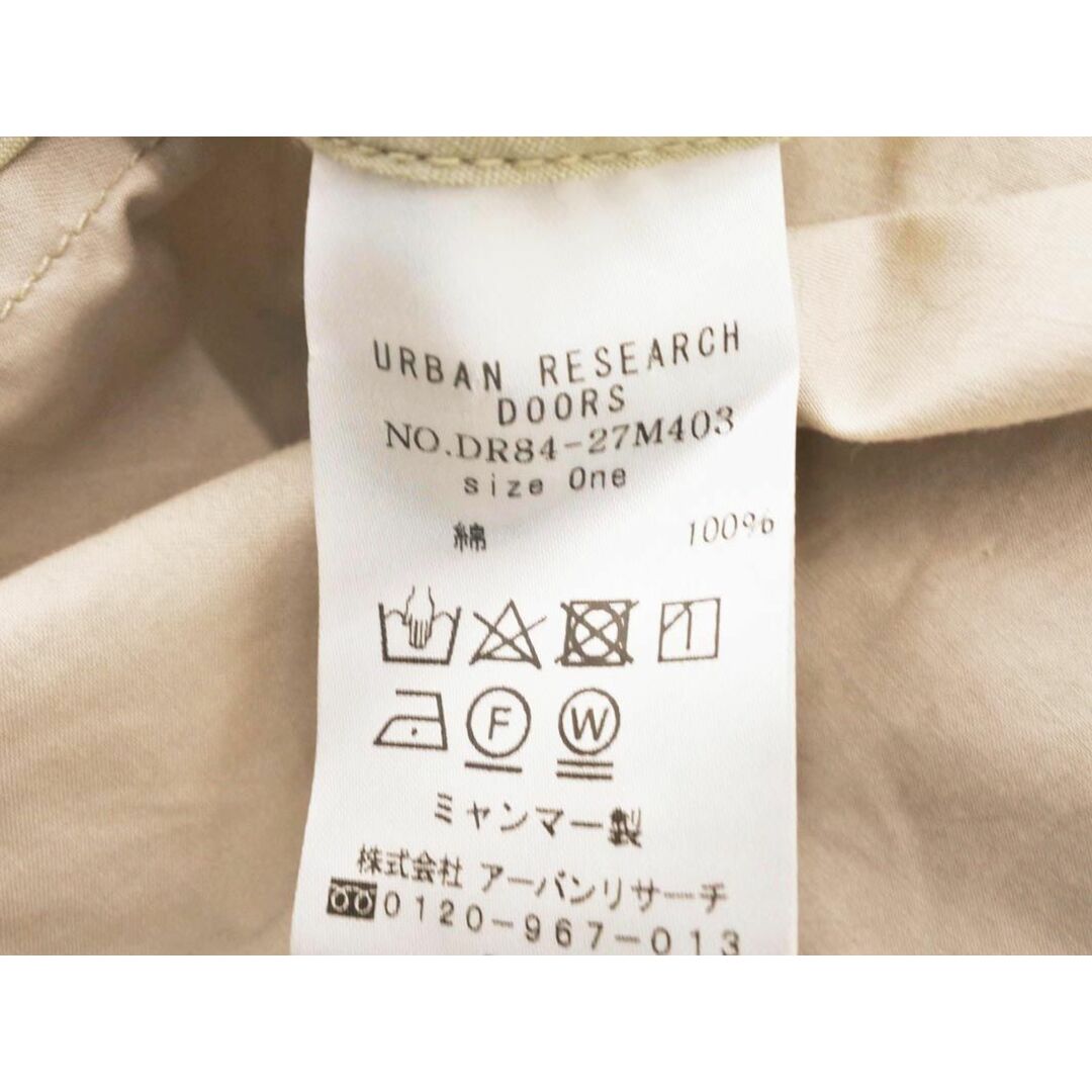 URBAN RESEARCH(アーバンリサーチ)のURBAN RESEARCH DOORS アーバンリサーチドアーズ トレンチ コート sizeOne/ベージュ ■◇ レディース レディースのジャケット/アウター(トレンチコート)の商品写真