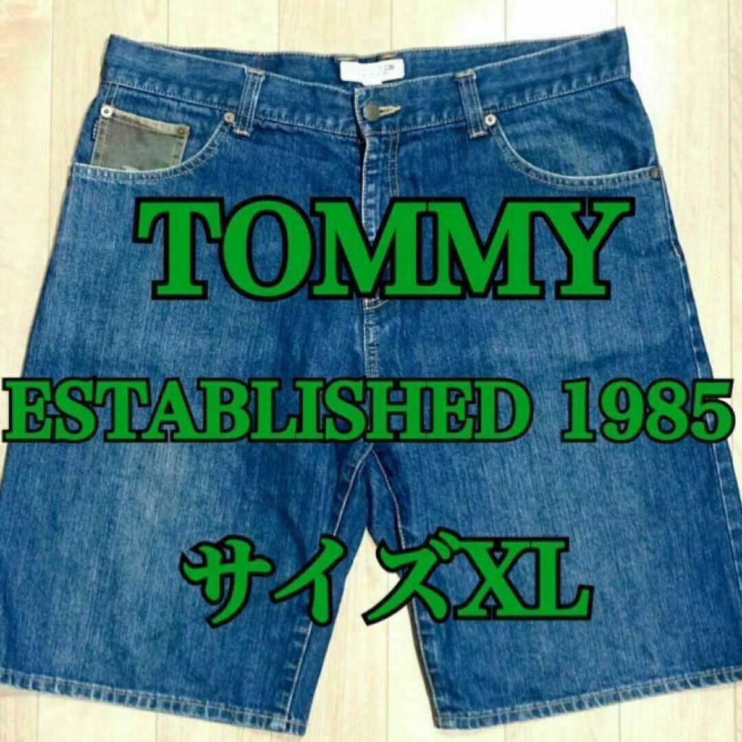 TOMMY(トミー)の【90s】TOMMY ESTABLISHED　1985　ショートパンツデニム迷彩 メンズのパンツ(ショートパンツ)の商品写真