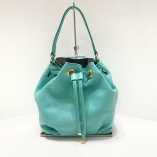 ブルーレーベルクレストブリッジ(BLUE LABEL CRESTBRIDGE)のBLUE LABEL CRESTBRIDGE(ブルーレーベルクレストブリッジ) ハンドバッグ - ライトグリーン 巾着型 レザー(ハンドバッグ)