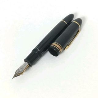 モンブラン(MONTBLANC)のMONTBLANC(モンブラン) 万年筆 マイスターシュティック 黒×ゴールド インクなし/ペン先K14 レジン(ペン/マーカー)