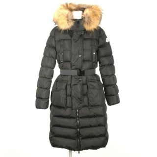 モンクレール(MONCLER)のMONCLER(モンクレール) ダウンコート サイズ2 M レディース KHLOE(クロエ) 黒 長袖/冬 ダウン、ナイロン(ダウンコート)